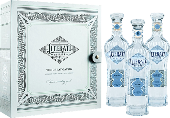 custom designed liquor bottles
